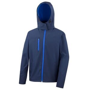Result Core Mens  Soft Shell Jacket / Navy/Royal Blue